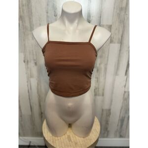 Brown tank top